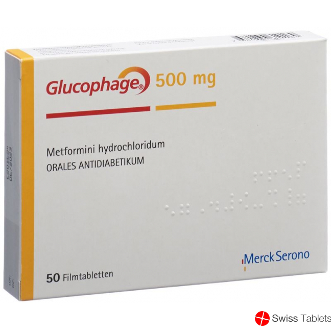 Glucophage 500 Filmtabletten 500mg 50 Stück buy online