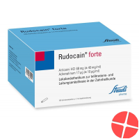Rudocain Forte Injektionslösung 100 Zyl Ampullen 1.7ml Rudocain Forte Injektionslösung 100 Zyl Ampullen 1.7ml