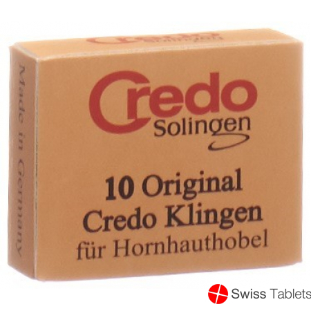 Credo Ersatzklingen Hornhauthobel Schachtel 10 Stück buy online