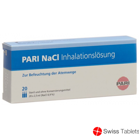 Pari NaCl Inhalationslösung 20 Ampullen 2.5ml buy online