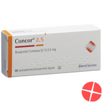 Concor Lacktabletten 2.5mg 30 Stück