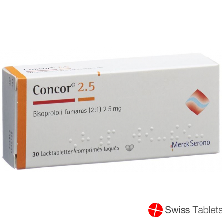 Concor Lacktabletten 2.5mg 30 Stück buy online