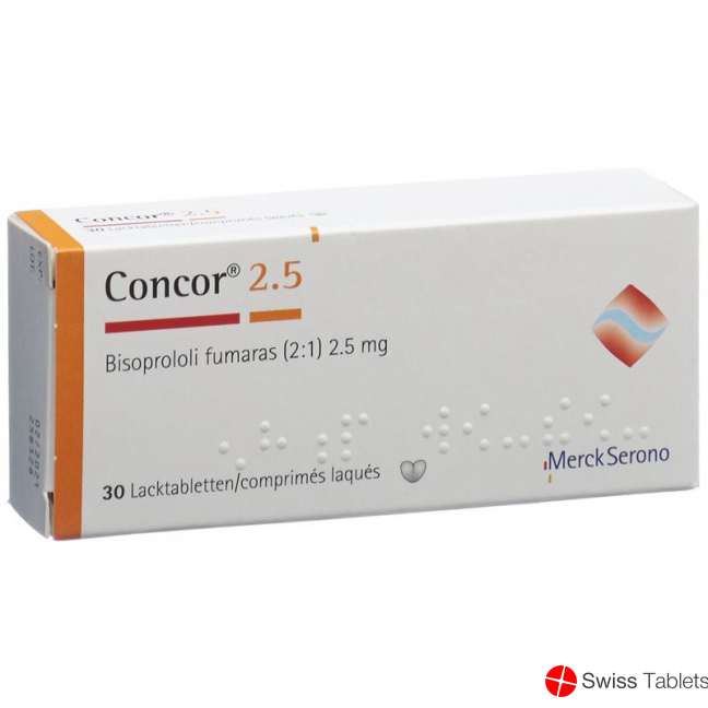 Concor Lacktabletten 2.5mg 30 Stück buy online