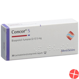Concor Lacktabletten 5mg 30 Stück