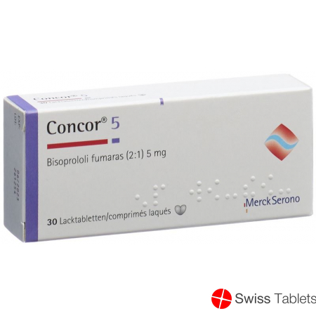 Concor Lacktabletten 5mg 30 Stück buy online