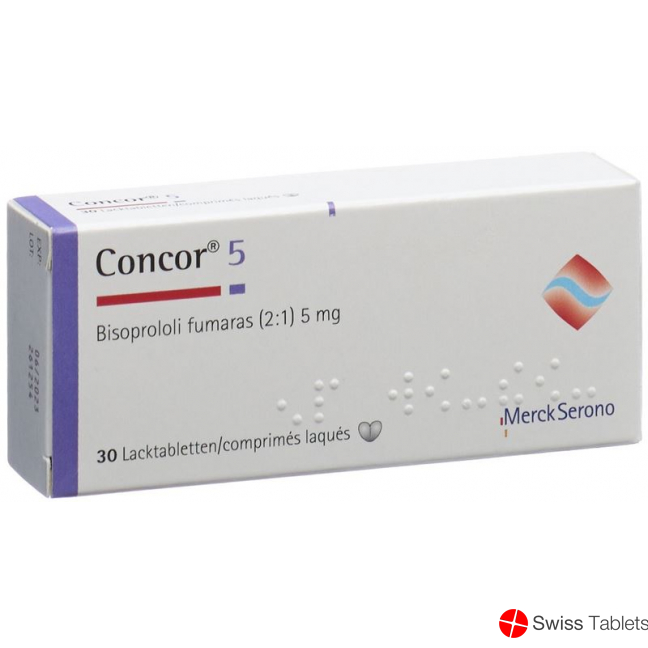 Concor Lacktabletten 5mg 30 Stück buy online