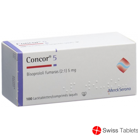 Concor Lacktabletten 5mg 100 Stück buy online