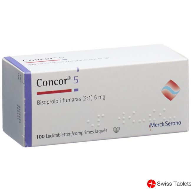 Concor Lacktabletten 5mg 100 Stück buy online