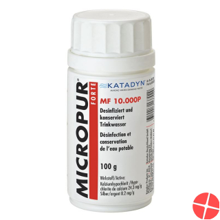 Katadyn Micorpur Forte MF 10‘000F Pulver 100g Katadyn Micorpur Forte MF 10‘000F Pulver 100g