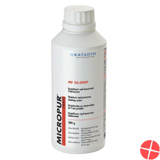 Katadyn Micorpur Forte MF 50‘000F Pulver 500g Katadyn Micorpur Forte MF 50‘000F Pulver 500g