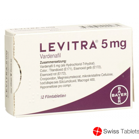 Levitra Filmtabletten 5mg 12 Stück buy online