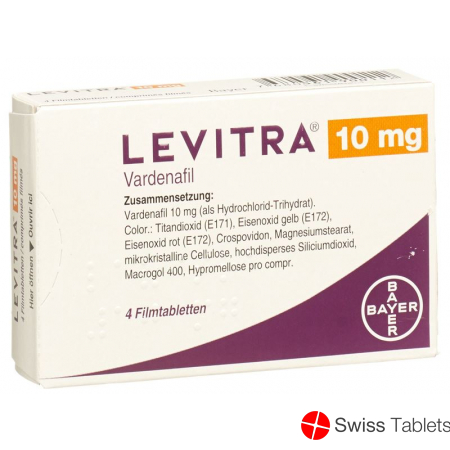 Levitra Filmtabletten 10mg 4 Stück buy online