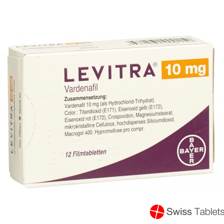 Levitra 10mg 12 Filmtabletten buy online