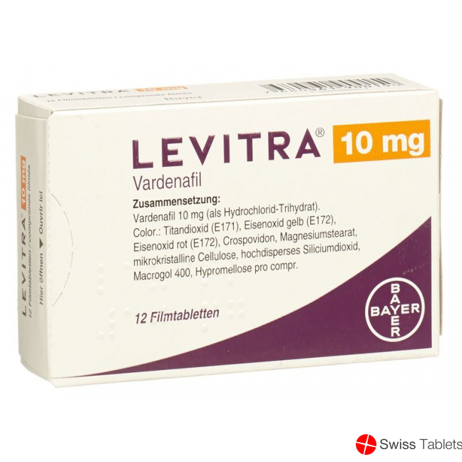 Levitra 10mg 12 Filmtabletten buy online