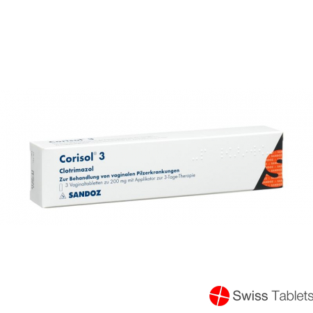 Corisol 200mg 3 Vaginaltabletten buy online