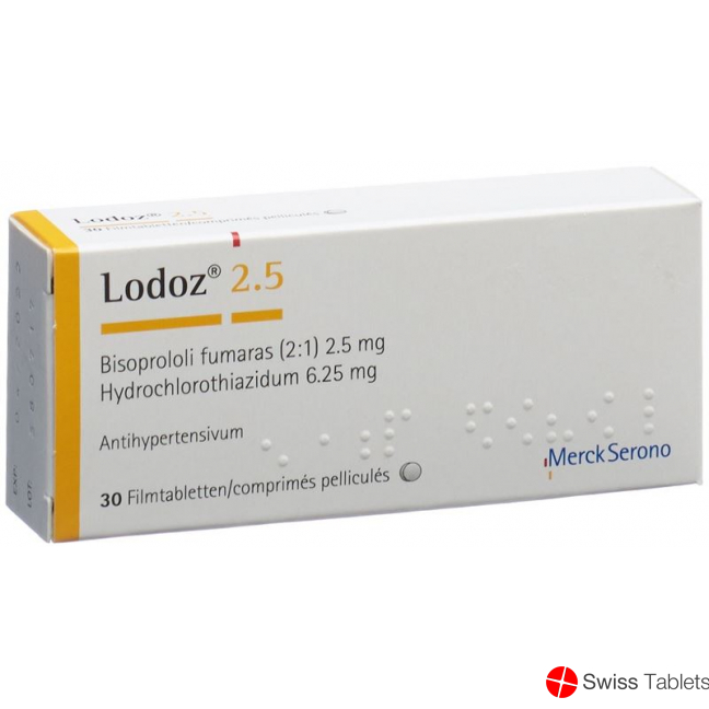 Lodoz 2.5 Filmtabletten 2.5/6.25mg 30 Stück buy online