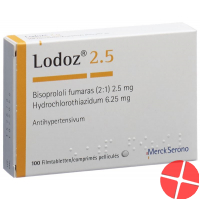 Lodoz 2.5 Filmtabletten 2.5/6.25mg 100 Stück