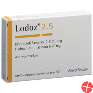 Lodoz 2.5 Filmtabletten 2.5/6.25mg 100 Stück