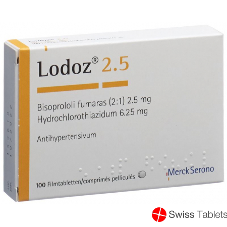 Lodoz 2.5 Filmtabletten 2.5/6.25mg 100 Stück buy online
