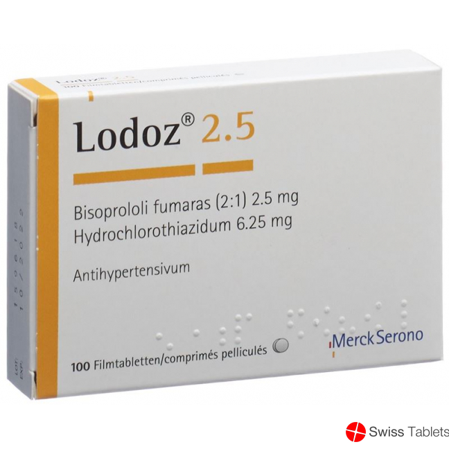 Lodoz 2.5 Filmtabletten 2.5/6.25mg 100 Stück buy online