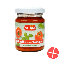 Vitam Aufstrich Basilikum Tomate Bio Glas 100g