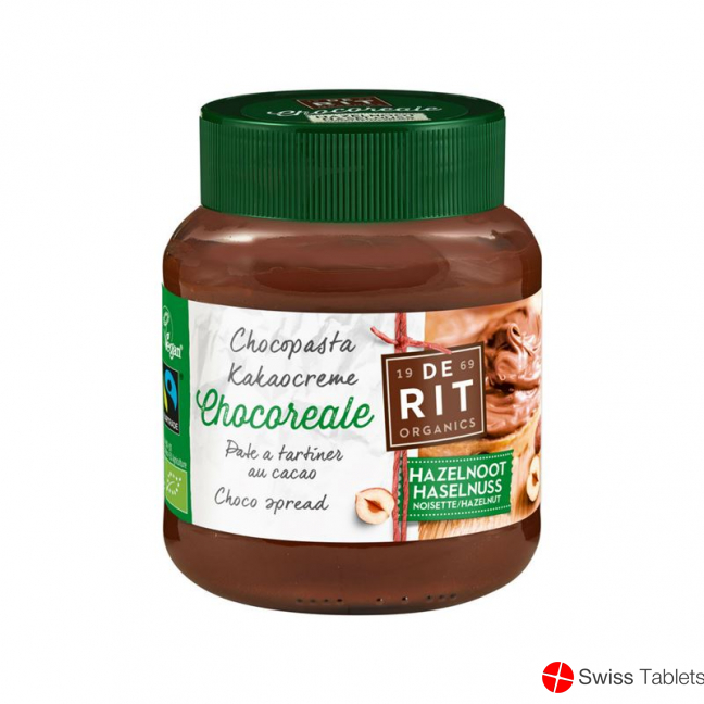 Chocoreale Schoko Aufstrich Haseln Bio Glas 350g buy online