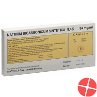 Natrium Bicarb Sintetica Injektionslösung 8.4% 10 Ampullen 2ml