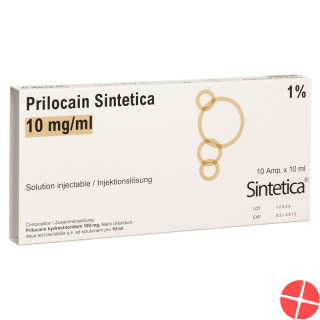Prilocaine Sintetica Injektionslösung 1% 10 Ampullen 10ml