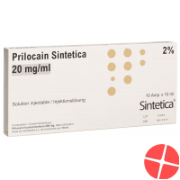 Prilocaine Sintetica Injektionslösung 2% 10 Ampullen 10ml