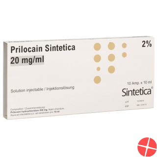Prilocaine Sintetica Injektionslösung 2% 10 Ampullen 10ml