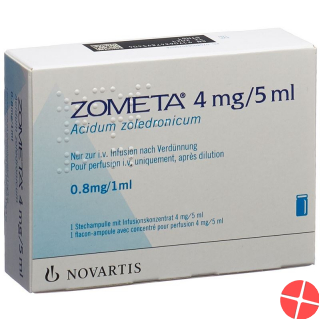 Zometa Infusionskonzentrat 4mg/5ml Durchstechflasche 5ml