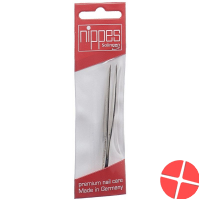 Nippes tweezers 8cm pointed nickel-plated