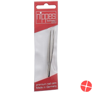 Nippes tweezers 8cm pointed nickel-plated Nippes tweezers 8cm pointed nickel-plated