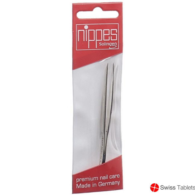 Nippes tweezers 8cm pointed nickel-plated buy online