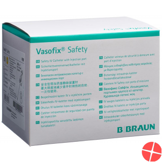 Vasofix Safety Pur 24g 0.7x19mm Gelb 50 Stück
