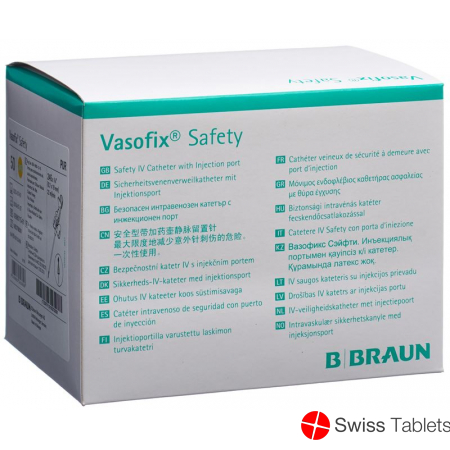 Vasofix Safety Pur 24g 0.7x19mm Gelb 50 Stück buy online