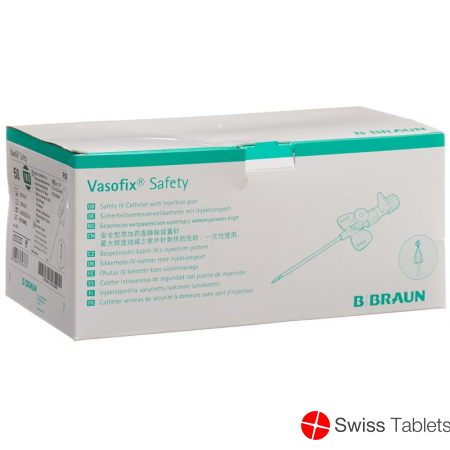Vasofix Safety IV-Kanüle 18g 1.3x33mm Grün 50 Stück buy online