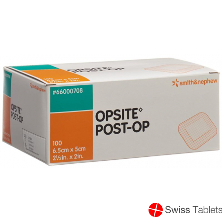 Opsite Post OP Folienverband 6.5x5cm Steril 100 Beutel buy online