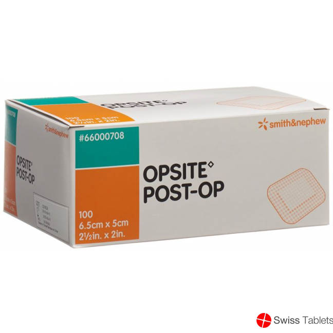 Opsite Post OP Folienverband 6.5x5cm Steril 100 Beutel buy online