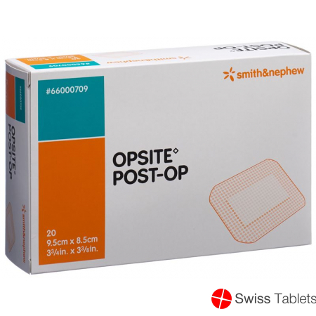 Opsite Post OP Folienverband 9.5x8.5cm Steril 20 Beutel buy online