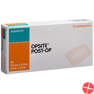 Opsite Post OP Folienverband 15.5x8.5cm Steril 20 Beutel