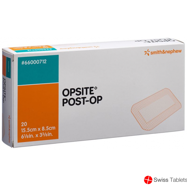 Opsite Post OP Folienverband 15.5x8.5cm Steril 20 Beutel buy online