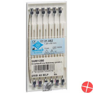 Unimed Knopfkanüle 1.2x80mm Luer Lock 12 Stück