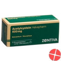 Acetylcystein 600mg 10 Brausetabletten Acetylcystein 600mg 10 Brausetabletten