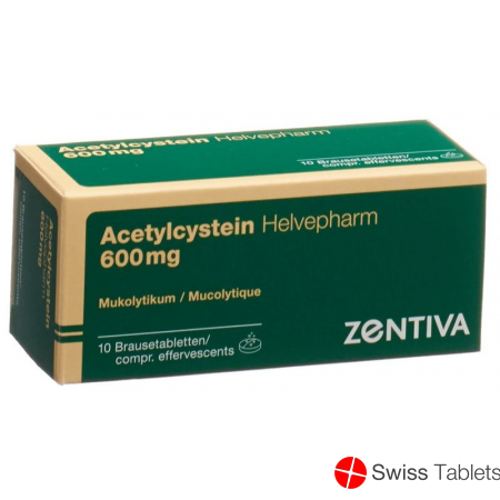 Acetylcystein 600mg 10 Brausetabletten buy online