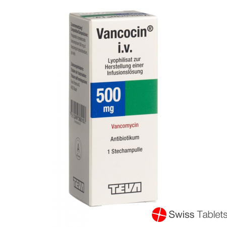 Vancocin Trockensubstanz 500mg i.v. Durchstechflasche buy online
