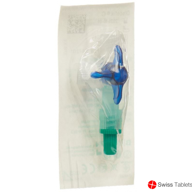 Discofix C 3-way tap 2 closure blue buy online