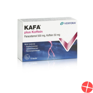 Kafa Plus Koffein Pulver Beutel 10 Stück