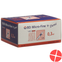 BD Microfine+ Demi U100 Insulin Spritzen 0.30mm x 8mm 100x 0.3ml