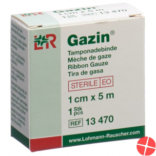Gazin Tamponadebinde 1cmx5m Steril
